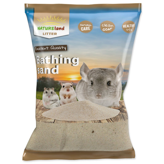 Nature Land koupací písek pro hlodavce 3,3 kg